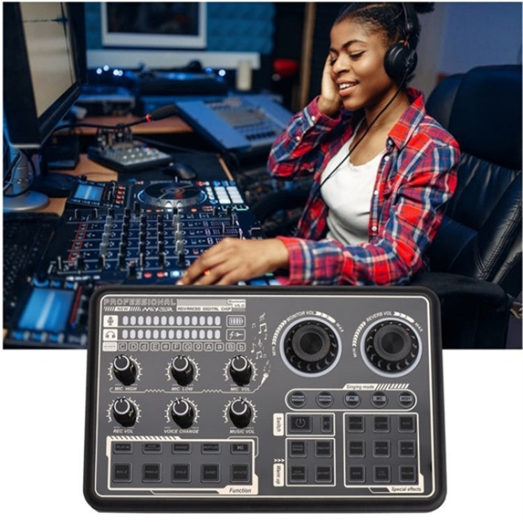 SK600 Multifunctional Live Sound Card Professional Audio Mixer - Live Sound Effects Processors by PMC TechLife | Online Shopping South Africa | PMC TechLife | Buy Now Pay Later Mobicred
