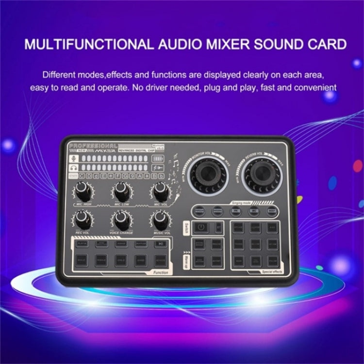 SK600 Multifunctional Live Sound Card Professional Audio Mixer - Live Sound Effects Processors by PMC TechLife | Online Shopping South Africa | PMC TechLife | Buy Now Pay Later Mobicred