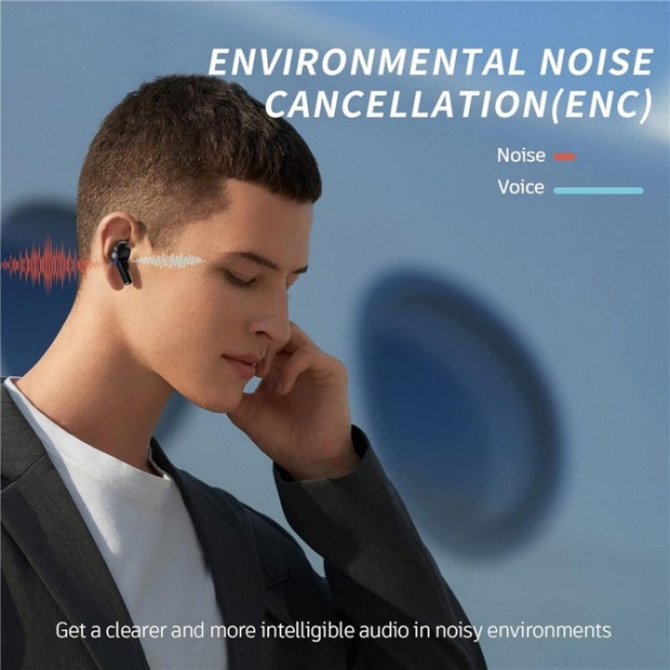 M10 Wireless Bluetooth Smart Voice Translator Headset Multiple Languages Translation Earphones(Black)