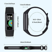 C68L IP67 Water-resistant Smart Bracelet Sport Fitness Tracker(Dark Blue)