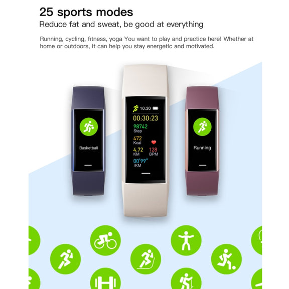 C80 IP67 Water-resistant Smart Bracelet Sport Fitness Tracker(Dark Blue)