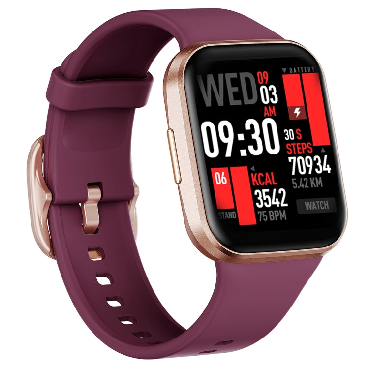 Q23 IP67 Waterproof Smart Bracelet Sport Fitness Tracker(Wine Red) - Smart Watches by PMC TechLife | Online Shopping South Africa | PMC TechLife