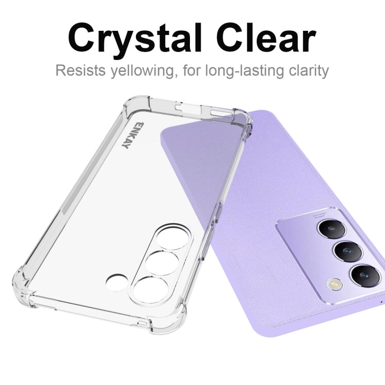 For OPPO Reno11 F 5G Global ENKAY Hat-Prince Transparent TPU Shockproof Phone Case - OPPO Cases by ENKAY | Online Shopping South Africa | PMC TechLife | Buy Now Pay Later Mobicred
