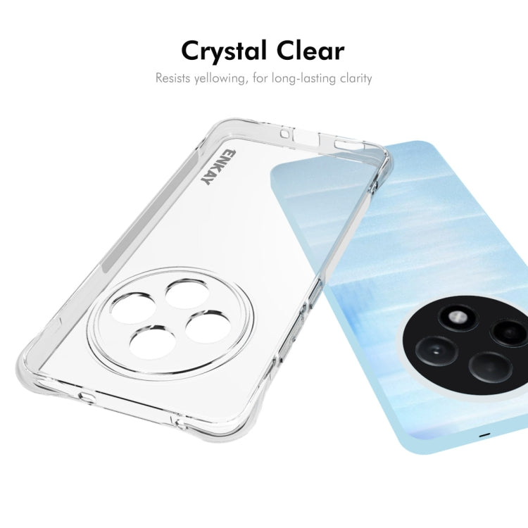 For OPPO Reno12 F 5G Global ENKAY Clear TPU Shockproof Anti-slip Phone Case