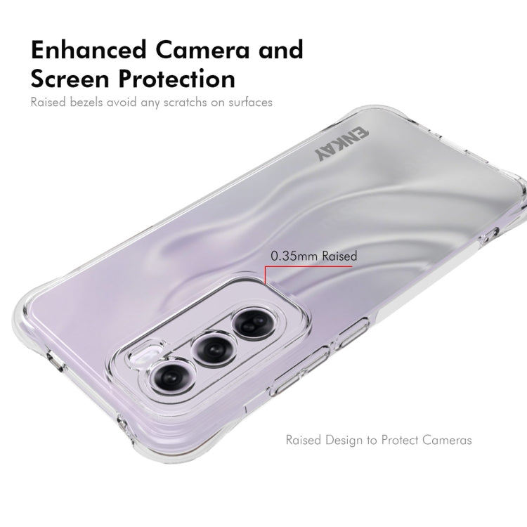 For OPPO Reno12 Pro Global ENKAY Clear TPU Shockproof Anti-slip Phone Case