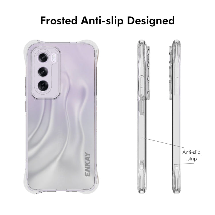 For OPPO Reno12 Pro Global ENKAY Clear TPU Shockproof Anti-slip Phone Case