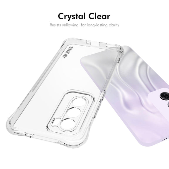 For OPPO Reno12 Pro Global ENKAY Clear TPU Shockproof Anti-slip Phone Case
