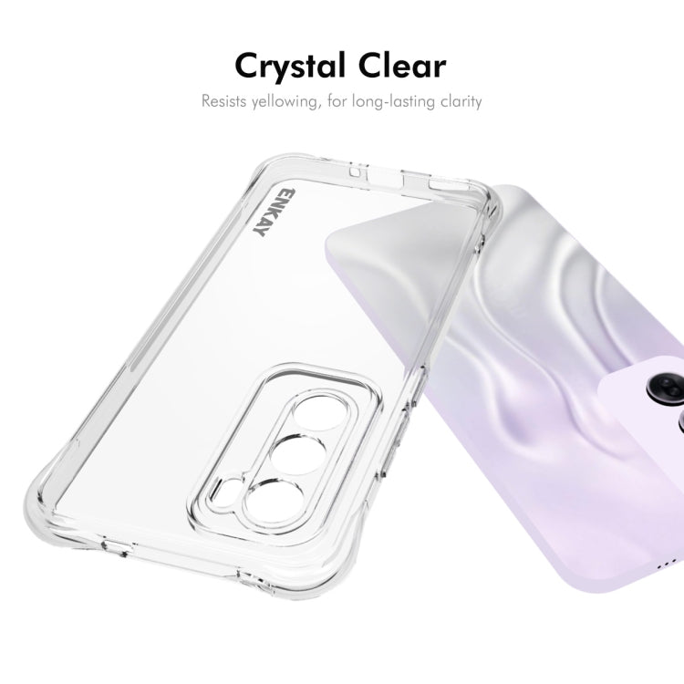 For OPPO Reno12 Pro Global ENKAY Clear TPU Shockproof Anti-slip Phone Case