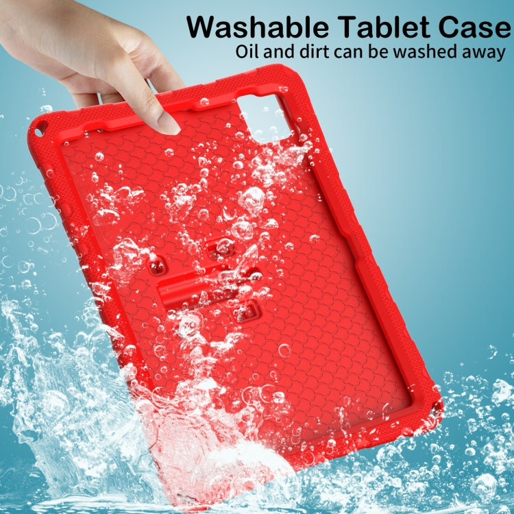 For iPad Air 11 2024 Butterfly Bracket EVA Shockproof Tablet Case(Red) - iPad Air 11 2024 Cases by PMC TechLife | Online Shopping South Africa | PMC TechLife | Buy Now Pay Later Mobicred