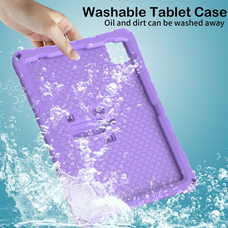 For iPad Pro 11 2024 Butterfly Bracket EVA Shockproof Tablet Case(Light Purple) - iPad Pro 11 2024 Cases by PMC TechLife | Online Shopping South Africa | PMC TechLife | Buy Now Pay Later Mobicred