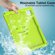 For iPad Pro 11 2024 Butterfly Bracket EVA Shockproof Tablet Case(Grass Green)