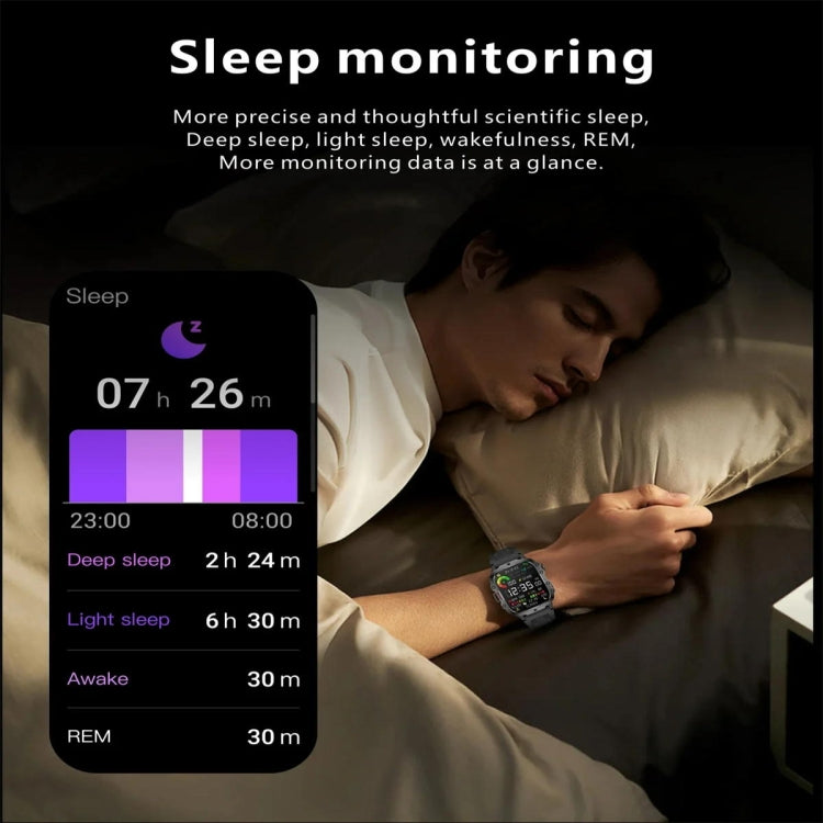 QX11 1.96 inch Color Screen Smart Watch Leather Strap Support Bluetooth Call(Black) - Smart Watches by PMC TechLife | Online Shopping South Africa | PMC TechLife