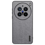 For vivo X200 Pro mini Tree Bark Leather Shockproof Phone Case(Grey)