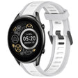 For Xiaomi Haylou RT2 LS10 22mm Two Color Textured Silicone Watch Band(White+Grey) - free shipping - PMC TechLife - Order now!