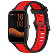 For Xiaomi Haylou GST LS09B 22mm Two Color Textured Silicone Watch Band(Red+Black) - free shipping - PMC TechLife - Order now!