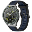 For Huawei Watch GT3 SE 22mm Two Color Textured Silicone Watch Band(Midnight Blue+Black) - free shipping - PMC TechLife - Order now!
