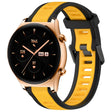 For Honor Watch GS 3 22mm Two Color Textured Silicone Watch Band(Yellow+Black) - free shipping - PMC TechLife - Order now!
