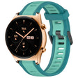 For Honor Watch GS 3 22mm Two Color Textured Silicone Watch Band(Teal) - Watch Bands by PMC TechLife | Online Shopping South Africa | PMC TechLife