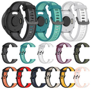 For Huawei Watch GT3 42mm 20mm Two Color Textured Silicone Watch Band(White+Pink)