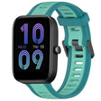 For Amazfit Bip 3 Pro 20mm Two-Color Textured Silicone Watch Band(Water Duck) - Watch Bands by PMC TechLife | Online Shopping South Africa | PMC TechLife