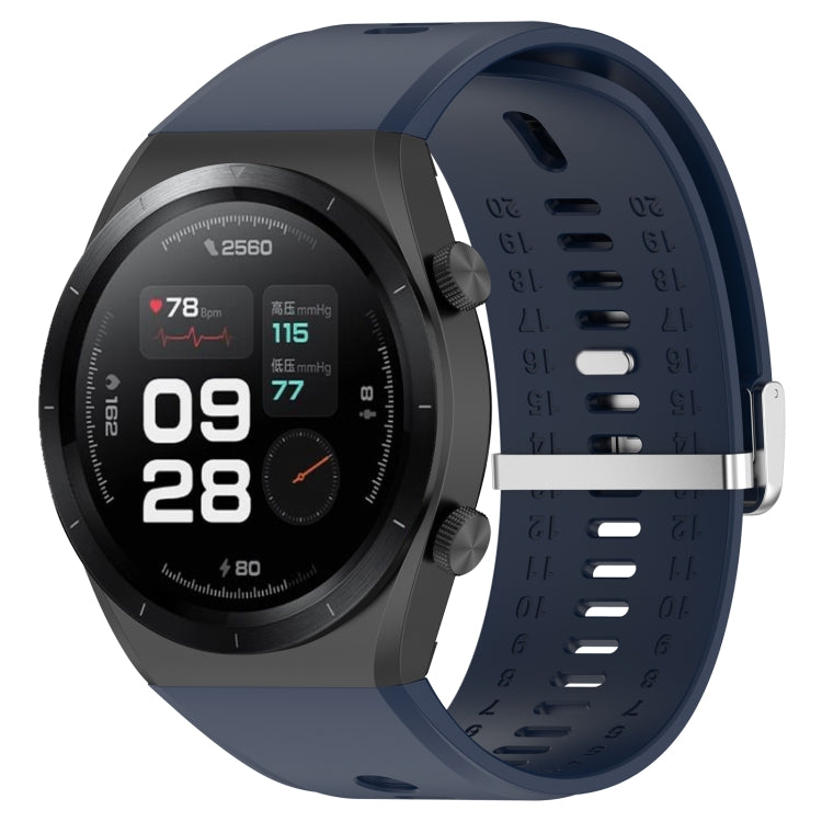 For Xiaomi Watch H1 Blood Pressure Watch Silicone Watch Band(Midnight Blue) - Watch Bands by PMC TechLife | Online Shopping South Africa | PMC TechLife