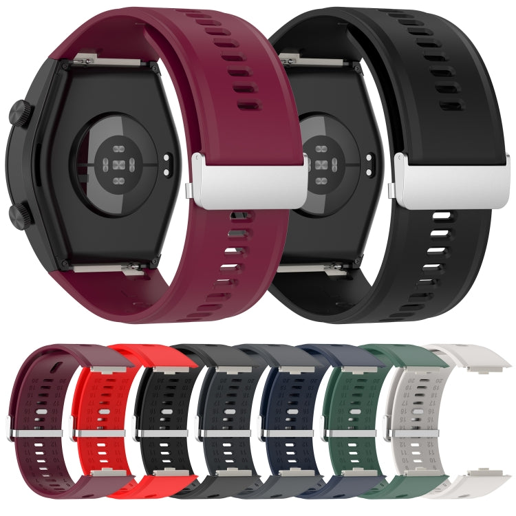 For Xiaomi Watch H1 Blood Pressure Watch Silicone Watch Band(Midnight Blue) - Watch Bands by PMC TechLife | Online Shopping South Africa | PMC TechLife