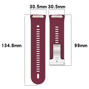 For Xiaomi Watch H1 Blood Pressure Watch Silicone Watch Band(Red)