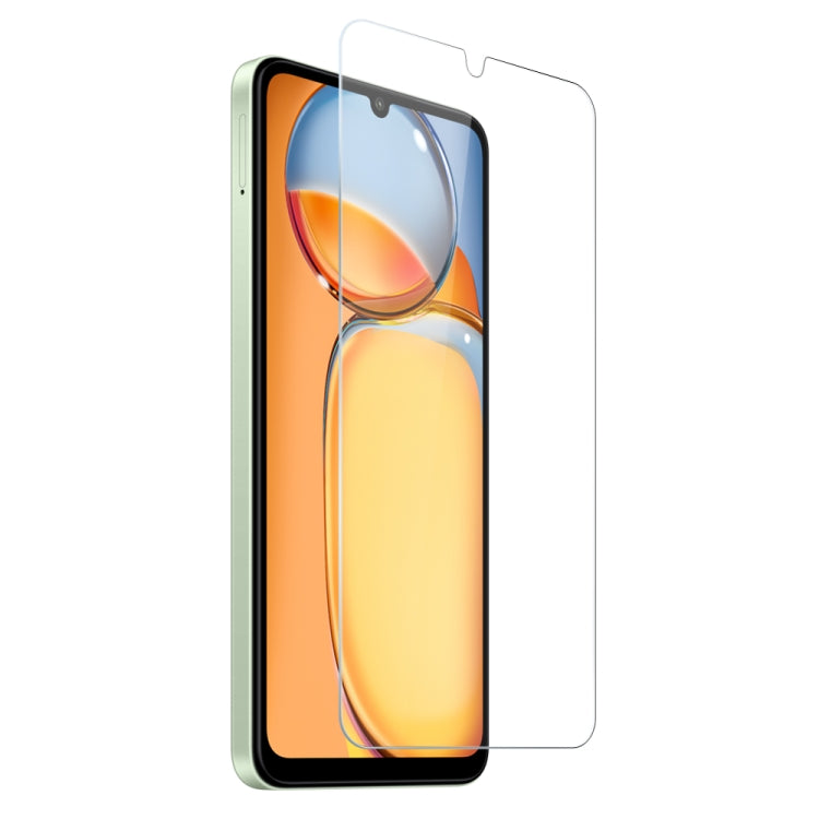 For Xiaomi Redmi 13C 4G NORTHJO Transparent TPU Phone Case with Tempered Glass Film(Transparent) - free shipping - PMC TechLife - Order now!