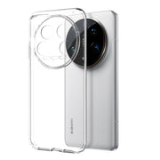 For Xiaomi 14 Ultra 5G NORTHJO Transparent TPU Phone Case with Tempered Glass Film(Transparent)