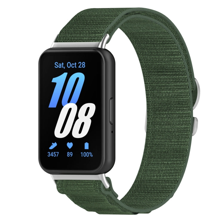 For Samsung Galaxy Fit 3 Nylon Canvas Watch Band(Green) - free shipping - PMC TechLife - Order now!