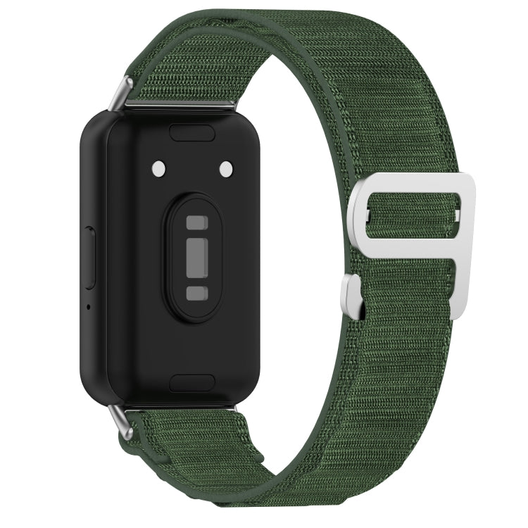 For Samsung Galaxy Fit 3 Nylon Canvas Watch Band(Green) - free shipping - PMC TechLife - Order now!