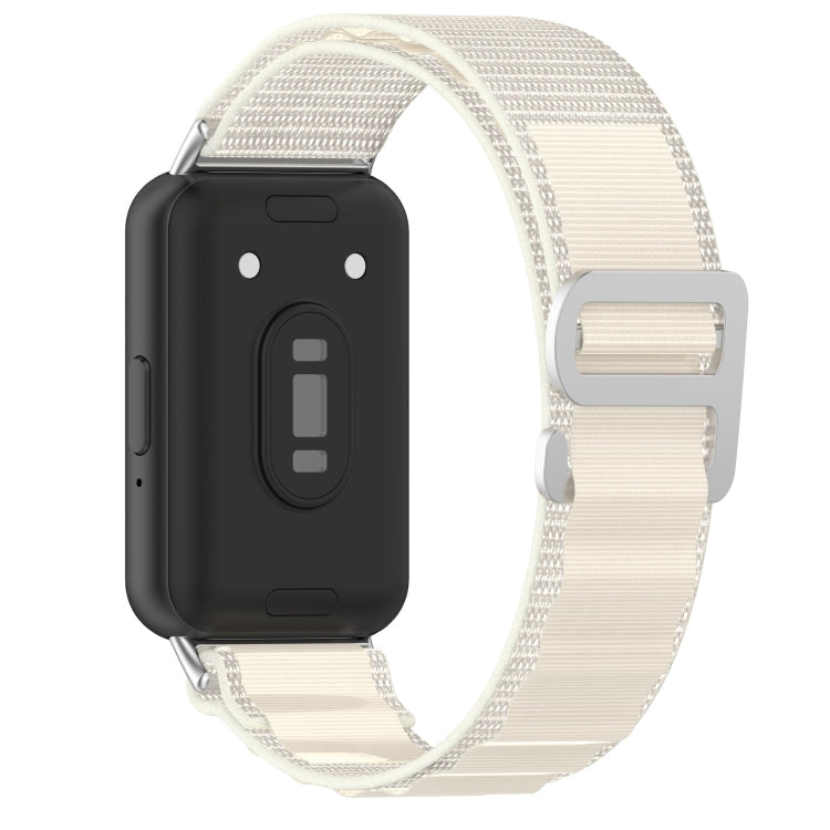 For Samsung Galaxy Fit 3 Nylon Canvas Watch Band(Starlight) - Watch Bands by PMC TechLife | Online Shopping South Africa | PMC TechLife