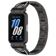 For Samsung Galaxy Fit 3 X Shaped Dual Row Diamond Metal Frame Watch Band(Black) - Watch Bands by PMC TechLife | Online Shopping South Africa | PMC TechLife