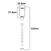 For Samsung Galaxy Fit 3 X Shaped Dual Row Diamond Metal Frame Watch Band(Gold)