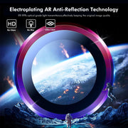 For Samsung Galaxy S24 5G ENKAY Hat-Prince AR 9H Rear Lens Aluminium Alloy Tempered Glass Film(Purple)