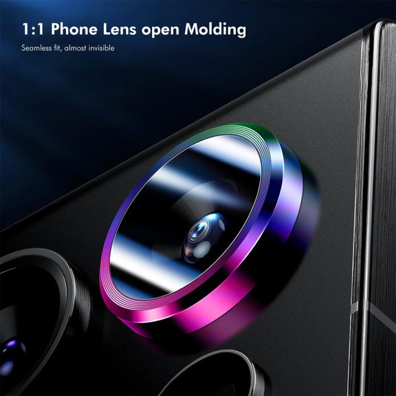 For Samsung Galaxy S24+ 5G ENKAY Hat-Prince AR 9H Rear Lens Aluminium Alloy Tempered Glass Film(Purple)