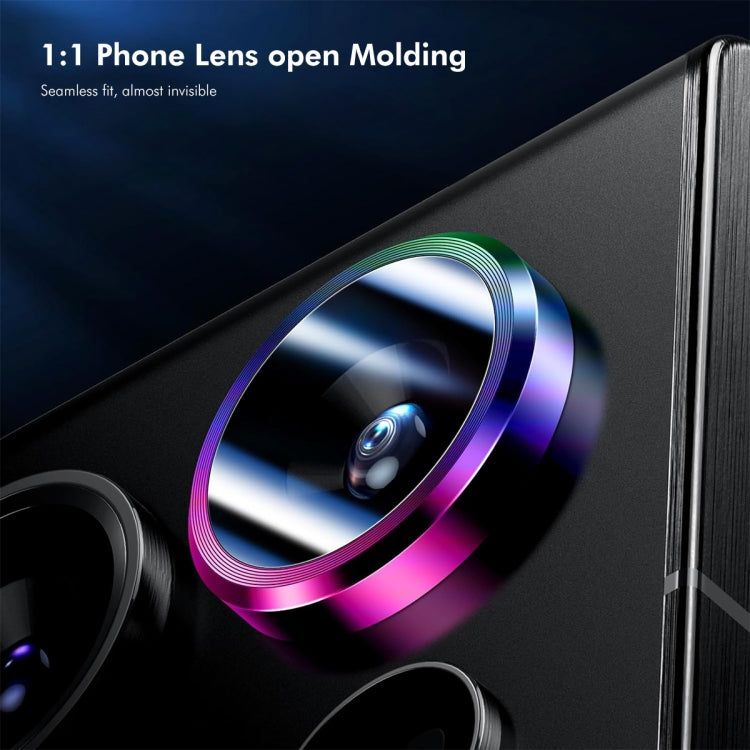 For Samsung Galaxy S24+ 5G ENKAY Hat-Prince AR 9H Rear Lens Aluminium Alloy Tempered Glass Film(Purple)