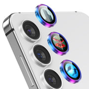For Samsung Galaxy S24+ 5G ENKAY Hat-Prince AR 9H Rear Lens Aluminium Alloy Tempered Glass Film(Colorful)