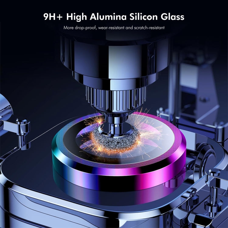 For Samsung Galaxy S24+ 5G ENKAY Hat-Prince AR 9H Rear Lens Aluminium Alloy Tempered Glass Film(Colorful)