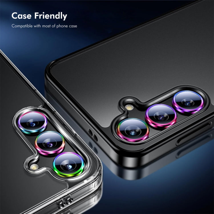 For Samsung Galaxy S24+ 5G ENKAY Hat-Prince AR 9H Rear Lens Aluminium Alloy Tempered Glass Film(Colorful)
