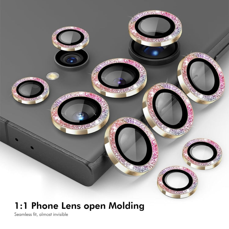 For Samsung Galaxy S24 Ultra 5G ENKAY Hat-Prince AR 9H Rear Lens Glitter Aluminium Alloy Tempered Glass Film(Grey)