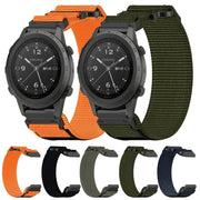 For Garmin MARQ Aviator Gen 2 22mm Nylon Hook And Loop Fastener Watch Band(Army Green)