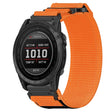 For Garmin Tactix 7 Pro 26mm Nylon Hook And Loop Fastener Watch Band(Orange) - Watch Bands by PMC TechLife | Online Shopping South Africa | PMC TechLife