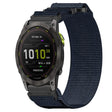 For Garmin Enduro 2 26mm Nylon Hook And Loop Fastener Watch Band(Blue) - Watch Bands by PMC TechLife | Online Shopping South Africa | PMC TechLife