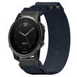 For Garmin Fenix 5S Plus 20mm Nylon Hook And Loop Fastener Watch Band(Blue) - Watch Bands by PMC TechLife | Online Shopping South Africa | PMC TechLife