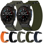 For Garmin Fenix 7S 20mm Nylon Hook And Loop Fastener Watch Band(Orange)