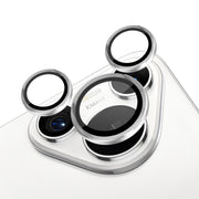 For Huawei Pura 70 NORTHJO Camera Lens CD Vein Metal Ring Tempered Glass Film(Silver)