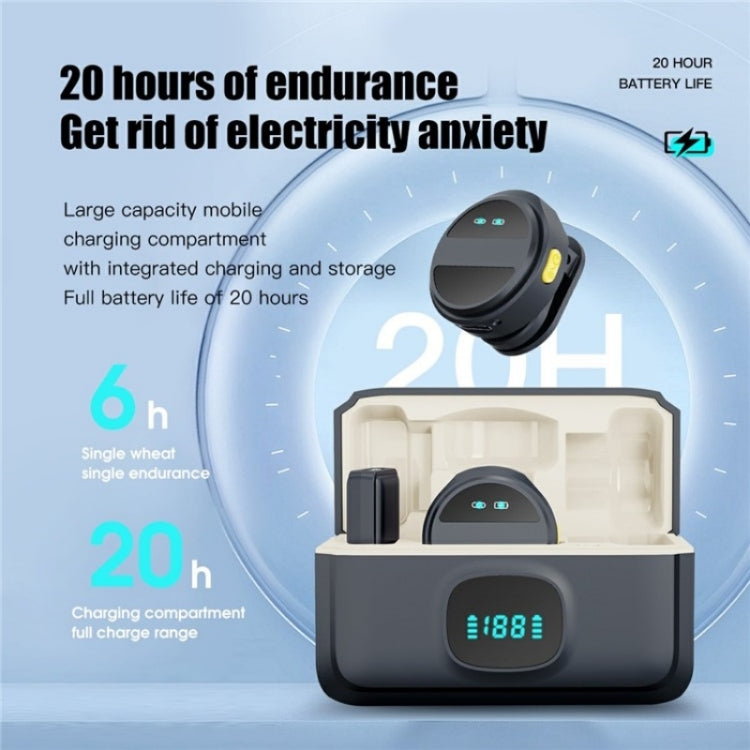 SX21 8 Pin Port 2.4G Smart Noise Reduction Lavalier Wireless Microphone - free shipping - PMC TechLife - Order now!