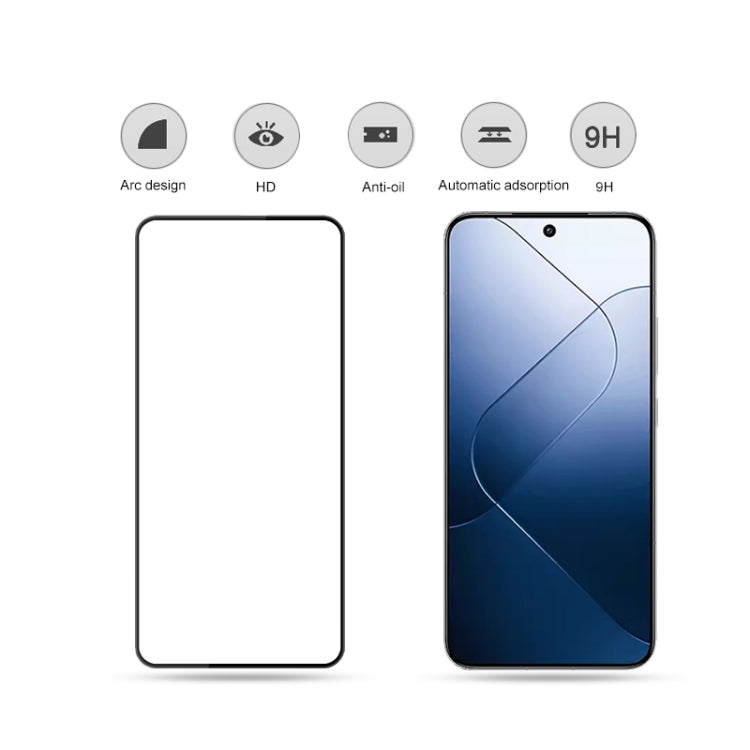 For Xiaomi 14 mocolo 2.5D Full Glue Full Cover Tempered Glass Film - free shipping - PMC Jewellery - Order now!