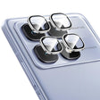 For Redmi K70 Ultra ENKAY Hat-Prince 9H Rear Camera Lens Aluminium Alloy Tempered Glass Film(Silver) -  by ENKAY | Online Shopping South Africa | PMC Jewellery | Buy Now Pay Later Mobicred